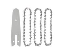 HDUNGM 4/6/8 Inch Chainsaw White Guide Bar with Saw Chain Electric Chain Saw for Wood Cutting Woodworking Prune One-Handed Garden Tools
