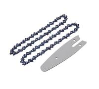 HDUNGM 4/6inch Chains and Guides Set Guide Plate Chainsaw Accessory Chainsaw Guide Chains Parts for Mini Pruning Saw Electric Saw