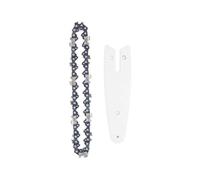HDUNGM Chainsaw Saw Chain Blade + Guide Plate 4/6 Inch Wood Cutting Garden Tool Parts Wear Power Tool Parts