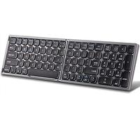 HDWR Computer Keyboard, Wireless, Folding, Bluetooth V3.0, Wireless Operation with a Range of up to 10 Meters, Operation up to 80 Hours, Multipairing, Function Keys, typerCLAW BS110