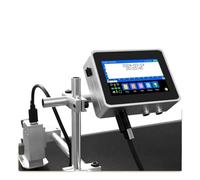 HDXAEW 150PLUS 12.7/25.4mm Thermal Inkjet Printer, QR Barcode Batch Number Image Logo Expiry Date Label Printer on Any Surfaces(12.7mm with 1 Ink)
