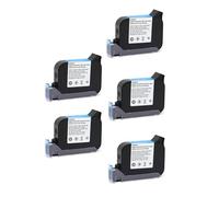 HDXAEW JS12 600DPI A Level Handheld Printer Fast Dry Eco Solvent Print Height 12.7mm Inkjet Printer Colorful Ink Cartridge on Any Surfaces(5pcs)