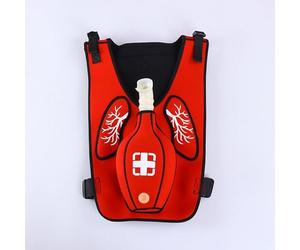 Hdylianx Anti Choking Exercise Trainer Vest,Airway Obstruction Simulation Training,with Adjustable Shoulder Straps and Waist Belt,for First Responder or Student First Aid Teaching (Adult)