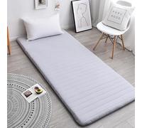 Hdylianx Japanese Floor Mattress,Roll Up Tatami Mat Sleeping Pad Foldable Roll Up Mattress for Lounger Bed Dorm Camping and Student Dormitories 92x190CM (Grey)