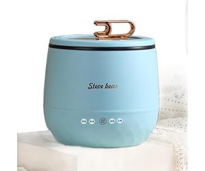 Hdylianx Japanese Mini rice cooker and Steamer1.8L Auto Keep Warms dormitory colored food grades non -stick internal pot multifunctional food processing for Cooking gift options 2-3 People (Sky Blue)