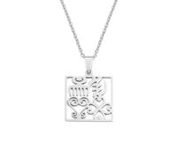 Hdyrpex Ancient African Traditional Culture Gye Nyame Symbols Ancient Egypt Pendant Necklace For Women Men Stainless Steel Pendant Necklace