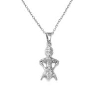Hdyrpex Kosovo Goddess On The Throne Hyjnesha Ne Fron Pendant Necklace For Men Women