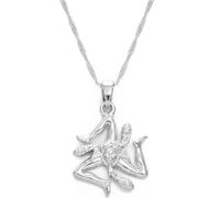 Hdyrpex Sicily Italy Cities Flag Necklace For Men Women Italian Sicilia Stainless Steel Pendant Necklace