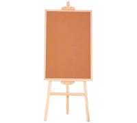 HDYZJQ Large Cork Board Bulletin Board, Free Standing Bulletin Board with Stand, Double Sided Combo Message Board for Paste Notes, Photos, Schedules, Includes Push Pins (Size : 24inx32in/60cmx80cm)