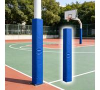 HDYZJQ Padding to Wrap Around Metal Pole, Square Reusable Pole Padding for School Playground/Parking Lot, Portable Basement Poles Wrap Column Cover(Blue,3"x3"(8x8cm))