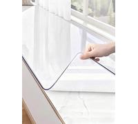 HDYZJQ PVC Rubber Mat for Window Sill Above The Sink, Customizable Clear Bay Window Protector Pad, 10 20 30 cm Narrow Waterproof Windowsill Cover(T 2mm,20x250cm (8"x98"))