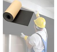 HDYZJQ Sound Proof Foam Panels For Walls/Floor, Self-Adhesive Acoustic Vibration Mat for Apartment/Bathroom/Live Room, Cutting Customizable Size(1x8m (3.3x26.2ft))
