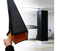 HDZNDH Basement Pole Padding Wrap Around, Heavy Duty Pole Pads Outdoor, 180cm Four-Sided Basketball Protector With Thick Impact Sponge, For Garage, Parking, Or Playground Posts