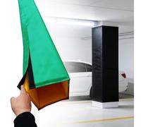 HDZNDH Basement Pole Padding Wrap Around, Heavy Duty Pole Pads Outdoor, 180cm Four-Sided Basketball Protector With Thick Impact Sponge, For Garage, Parking, Or Playground Posts