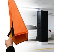 HDZNDH Basement Pole Padding Wrap Around, Heavy Duty Pole Pads Outdoor, 180cm Four-Sided Basketball Protector With Thick Impact Sponge, For Garage, Parking, Or Playground Posts