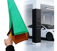 HDZNDH Parking Garage Pole Wrap Padding, Indoor Outdoor Basketball Goal Crash Pad, Around Foam Self Adhesive Basement Pole Cover, 150cm High Impact Protection For Hoops, Playground Poles Protector