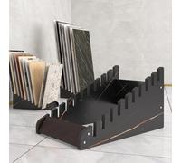 HDZNDH Tile Sample Display Stand,Floor Tile Display Stand, Wooden Tile Sample Storage Rack, Building Material Display Shelf