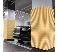 HDZNDH Wrap-Around Column Cushion Self Adhesive Garage/Basement, Pole Padding Soft Padding To Wrap Around Metal Pole, Replacement Cushion Protection Pad For Columns, Gym, Or Playground