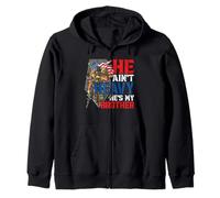 He Aint heavy Hes My Brother A Combat Medic Or Veteran Nurse Zip Hoodie