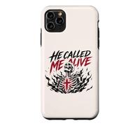 He Called Me Alive Jesus Faith Christian Skeleton Case for iPhone 11 Pro Max