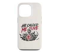 He Called Me Alive Jesus Faith Christian Skeleton Case for iPhone 13 Pro