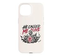 He Called Me Alive Jesus Faith Christian Skeleton Case for iPhone 15