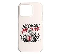 He Called Me Alive Jesus Faith Christian Skeleton Case for iPhone 16 Pro