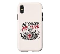 He Called Me Alive Jesus Faith Christian Skeleton Case for iPhone X/XS