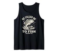 He Called Me to Fish Christian Fisherman Tank Top