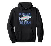 He Called Me To Fish Matthew 4 19 Bible Verse Pullover Hoodie