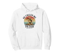 He Called Me To Fish Matthew 4:19 Jesus Fishing Fisherman Pullover Hoodie