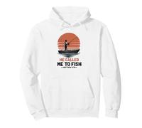 He Called Me To Fish Matthew 4:19 Jesus Fishing Fisherman Pullover Hoodie