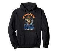He Called Me To Fish Matthew 4:19 Jesus Fishing Fisherman Pullover Hoodie