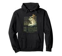He Called Me To Fish Matthew 4:19 Jesus Fishing Fisherman Pullover Hoodie