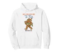 He Called Me To Fish Matthew 4:19 Jesus Fishing Fisherman Pullover Hoodie