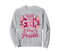 He Can Heal Cancer For With God Nothing Will Be Impossible Sweatshirt