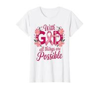 He Can Heal Cancer For With God Nothing Will Be Impossible T-Shirt