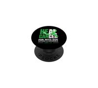 He Can Heal Christian Faith Ribbon Luke 1-37 PopSockets Adhesive PopGrip