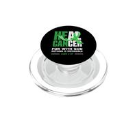 He Can Heal Christian Faith Ribbon Luke 1-37 PopSockets PopGrip for MagSafe