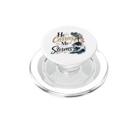 He Carries Me Through Storms Christian Faith PopSockets PopGrip for MagSafe