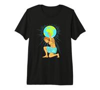 He Carries The firmament - Atlas Premium T-Shirt