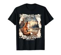 He Counts the Stars and Calls Them All by Name Bibel Verse T-Shirt