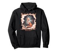 He Counts the Stars and Calls Them All by Name Christian Fox Pullover Hoodie
