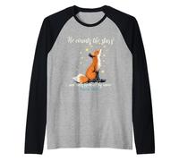 He Counts the Stars and Calls Them All by Name Christian Fox Raglan Baseball Tee