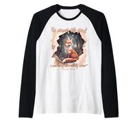 He Counts the Stars and Calls Them All by Name Christian Fox Raglan Baseball Tee
