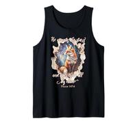 He Counts the Stars and Calls Them All by Name Christian Fox Tank Top