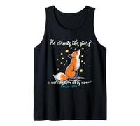 He Counts the Stars and Calls Them All by Name Christian Fox Tank Top