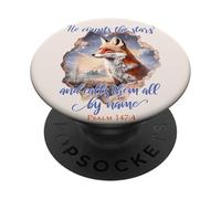 He Counts the Stars and Calls Them All by Name Psalm 147:4 PopSockets Adhesive PopGrip