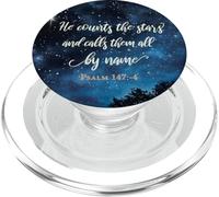 He Counts The Stars And Calls Them All By Name Psalm 147:4 PopSockets PopGrip for MagSafe