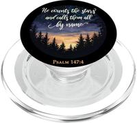He Counts The Stars And Calls Them All By Name Psalm 147:4 PopSockets PopGrip for MagSafe